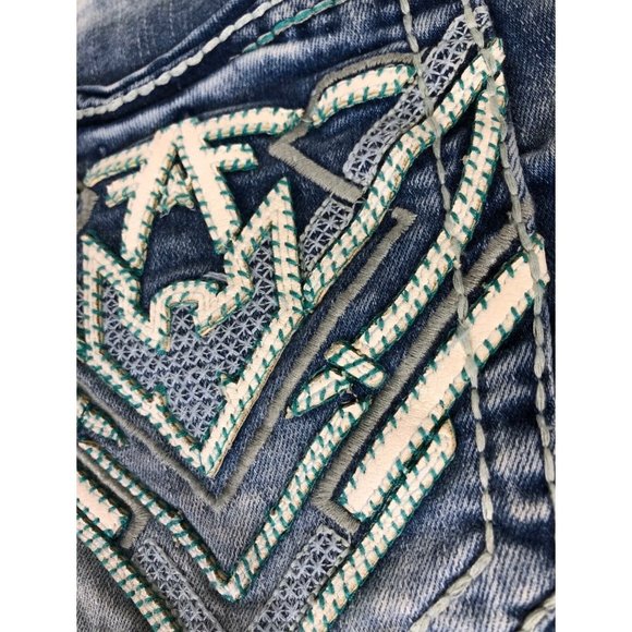 AMERICAN FIGHTER Men Denim Jeans DEFENDER AXIS MAN - Picture 10 of 13